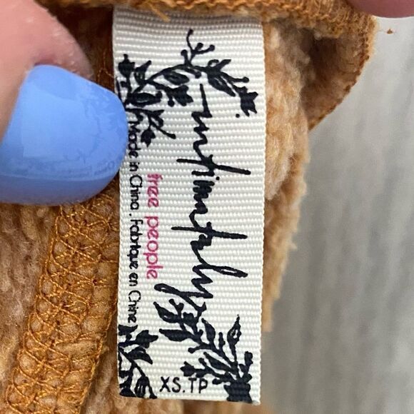 Intimately Free People | Sherpa Casual Shorts In Tan Size XSmall - Picture 6 of 8